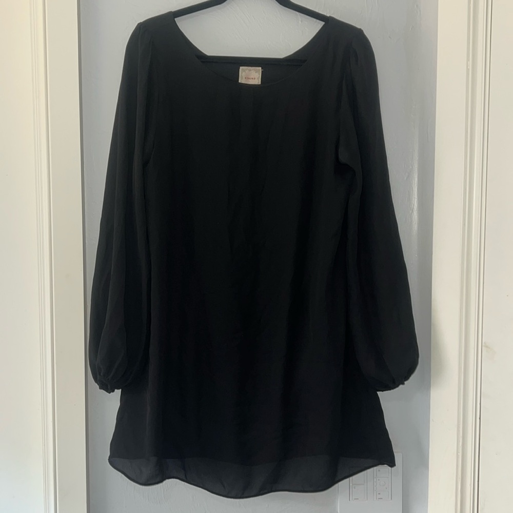 Black mini dress - size medium